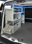 02_Cajones, estanterías y otros accesorios de fijación para furgoneta Ford Connect