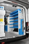 03_Repisas y porta abrazadera basculante Syncro System para Transit L2 H2