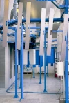 04_Túnel de lavado de las piezas en la máquina de barnizado Syncro