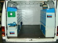 EQUIPAMIENTO FURGONETA TALLER FORD TRANSIT 1994 CUSTOM 01a