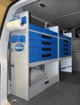 EQUIPAMIENTO FURGONETA TALLER MÓVIL EN VOLKSWAGEN TRANSPORTER T6 2003 L2 01b