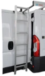 Escalerilla en aluminio para el exterior de la furgoneta