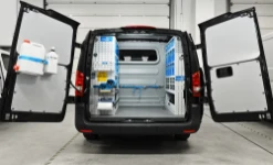 Estanterías y cajoneras para furgonetas en MERCEDES VITO 2004  L2 H1 08a