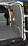 Protección ruedas, plataforma y paredes del Nissan NV250