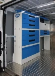 Repisas de estantería para furgoneta instalación celdas frigoríficas