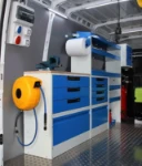 Estantería lado izquierdo en la Daily para maquinaria agrícolas