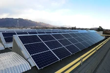 Los inverter de la instalación fotovoltaica de la empresa Francom S.p.A.